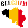 Belgium Flag Map