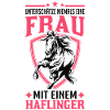 Haflinger Pferd Frau Reiterin Pferdemädchen