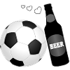 FOOTBALL AND BEER