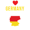 J'aime l'Allemagne Drapeau allemand