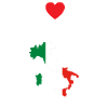 I love italy italian flag