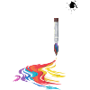 Pinsel mit Farbverlauf