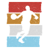 Basketball player Sunset