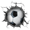 Football in the wall Footballers