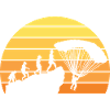 Fallschrimspringen Evolution Urmensch Parachute