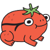Cute Tomato Frog Doodle