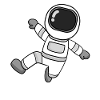 Astronaut motif