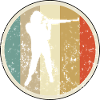 Sportschützin mit Gewehr Langwaffe