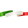 Nastro con design bandiera Italia