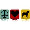 Lagotto Romagnolo Peace Love