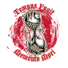 Timeglas med kranier - Tempus Fugit Memento Mori