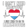 Luxembourg flag I Luxembourg Souvenirs