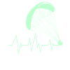 Paraglider heartbeat Paraglider heart