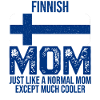 Finsk mor Finland flag for Mors Dag