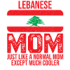 Libanesisk mamma Libanon flagga för mors dag