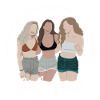 Trois meilleures amies