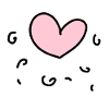 Coeur rose