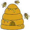 honey hive bees