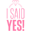 J’ai dit oui fiancés