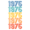 millésime 1975 année arc-en-ciel