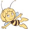 Maya The Bee Flying Retro