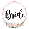 Bride Shirt | Flower wreath
