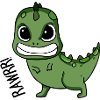 Baby dinosaur angry gift