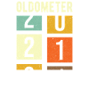 Oldomètre 21e anniversaire cadeau