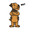 Sturer Airedale Terrier Dog