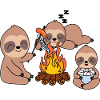 Campfire Sloth