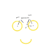 Smile with a bike