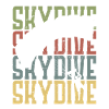 Parachutist motif Skydive Skydiver