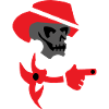 Totenkopf Skull Schädel Gangster