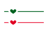 Italy Ornament Heart Line