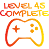 45th Birthday Level 45 Complete