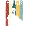 Rock Climbing Climber Climb Retro