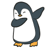 Penguin Dabbing Funny Penguin