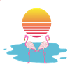 FLAMINGO SUNSET