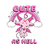 CUTE AS HELL Baphomet