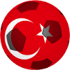 Football flag pattern Turkey