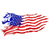 DRAPEAU AVEC CHEVAL