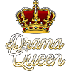 Drama Queen - Tattoo Inspired Crown Illustration