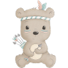cute bear boho