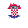 Croatie Drapeau croate Croate
