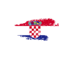 Croatie Drapeau croate Croate