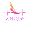 Windsurfer Frauen Geschenk Herzschlag Herz