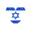 Israel Flag Heart Jerusalem Judaism