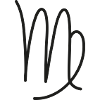 Zodiac sign symbol Virgo