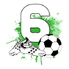 6ème anniversaire 6 ans footballeur
