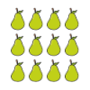 Pear pattern fruit